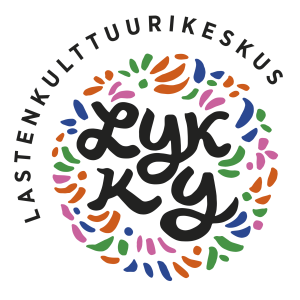 Lastenkulttuurikeskus Lykky logo ympyrä nelivari